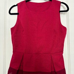 ❤️Chic Sleeveless Peplum Top | Size M | Classic ❤️